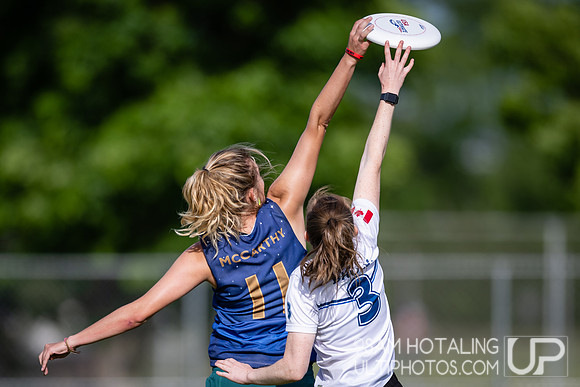 Highlights from pool play USAU DI College Championships at Memorial Stadium