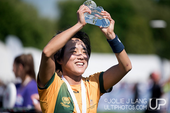 Women's Masters medal ceremony - WUGC 2016