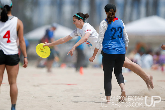 Day 2 of 2023 USA Ultimate Beach Championships.