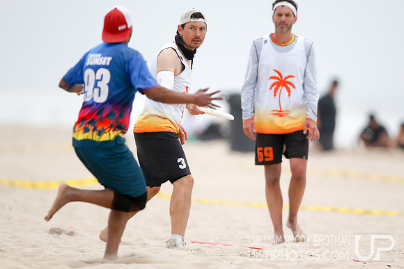 Day 1 of 2023 USA Ultimate Beach Championships.