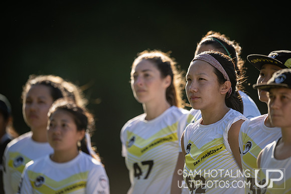 San Francisco Falcons at Seattle Tempest in semifinals at WUL Championship Weekend