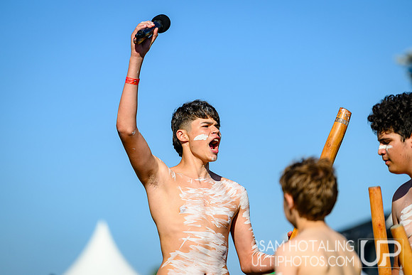 Opening ceremony during World Ultimate Championships at Runaway Bay Precinct