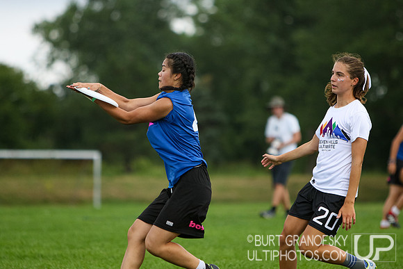 USA Ultimate YCC 2022 -- U20 Girls Sat Action