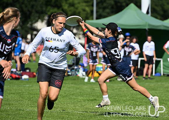 USA U20 Women vs Germany U20 Women - WJUC 2022