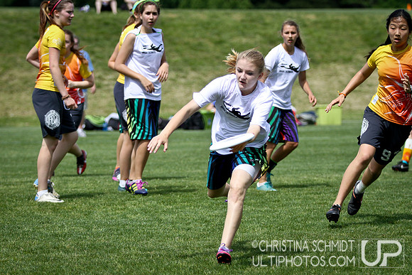 Round Two - Sat Girls - USAU 2013 HS Southerns