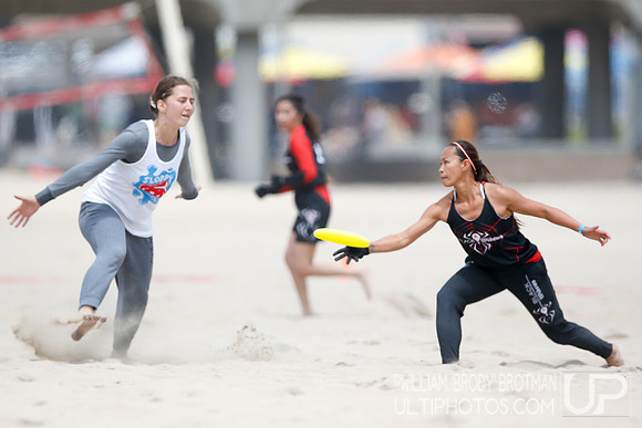 Day 2 of 2023 USA Ultimate Beach Championships.
