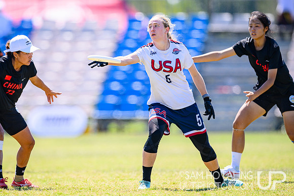 Women’s pool play during World Ultimate Championships at Runaway Bay Sports Precinct