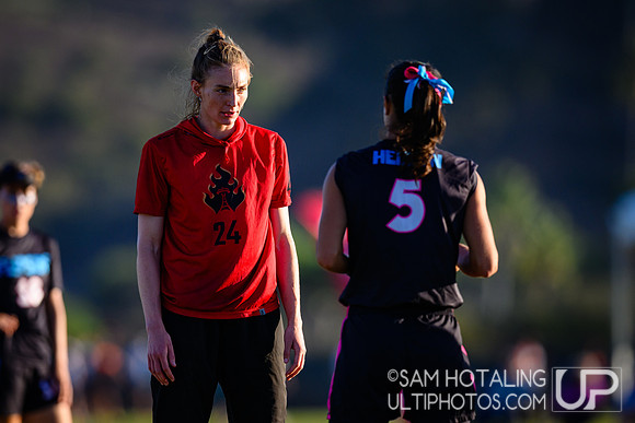 Flipside vs Seattle Riot in women’s placement play during Club Championships at Surf Cup Sports Park