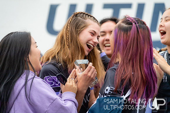 Highlights from semifinals during USAU DI College Championships at Kings Stadium