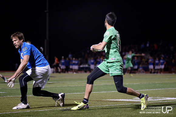 MLU Spinners vs. Rumble