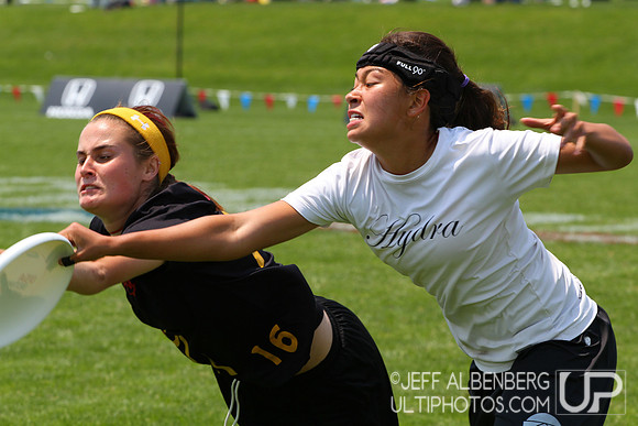 Saturday Women's division action from 2012 College Nationals