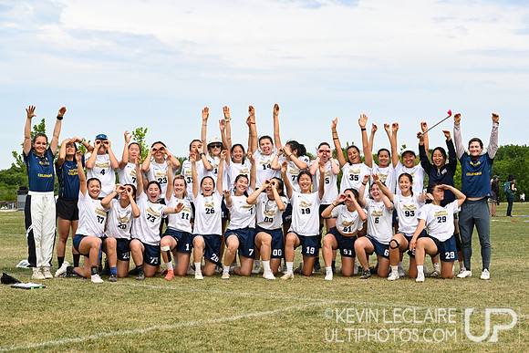 British Columbia Thunderbirds Team Photo -- 2023 D1 Champs