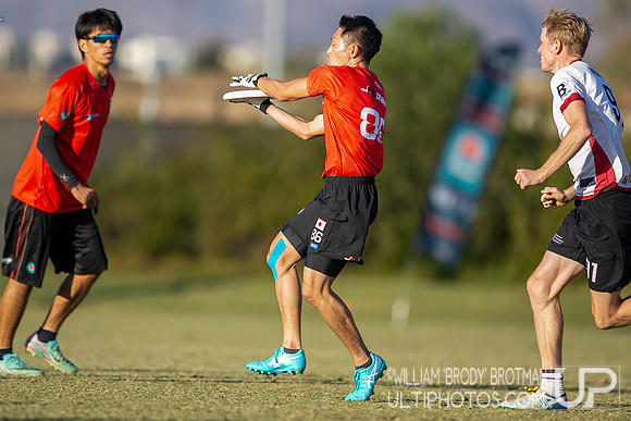Day 1 of the WFDF 2024 World Masters Ultimate Championships