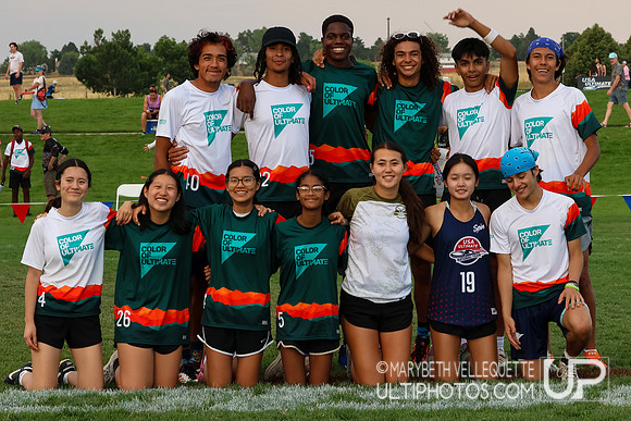 Color of Ultimate BIPOC hat game at the USA Ultimate Internation