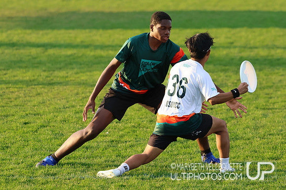 Color of Ultimate BIPOC hat game at the USA Ultimate Internation