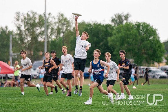 Bracket  play at 2024 USAU Youth Club Championship