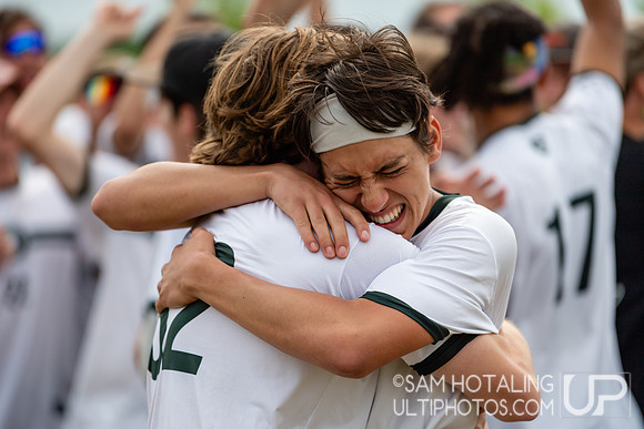 Highlights from quarterfinals during USAU DI College Championships at Heritage Oak Park