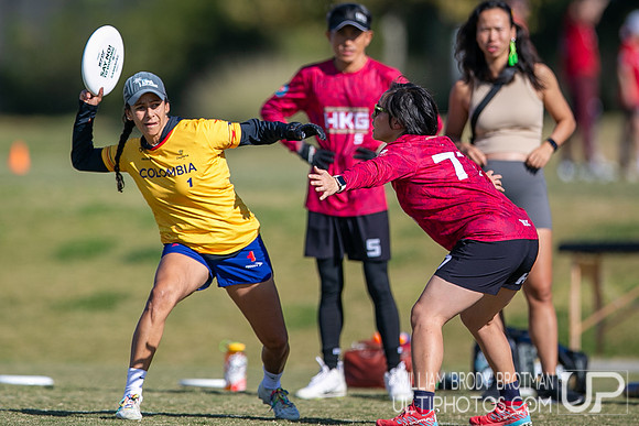 Day 1 of the WFDF 2024 World Masters Ultimate Championships