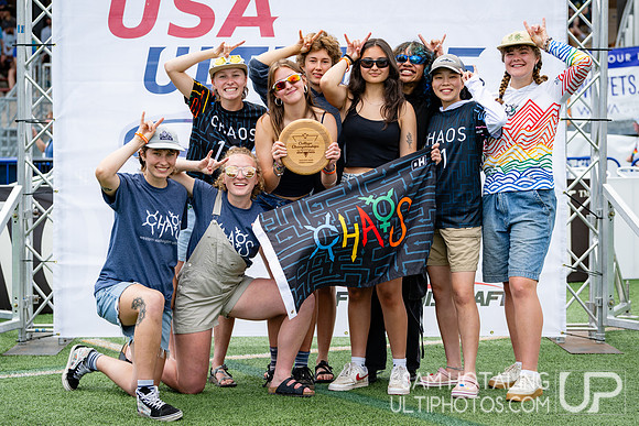 Western Washington Chaos wins the Spirit Award at USAU DI College Championships