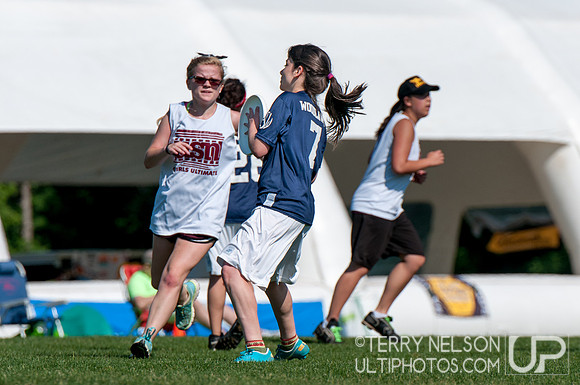 Play-In Game - Sun Girls - USAU 2013 HS Southerns