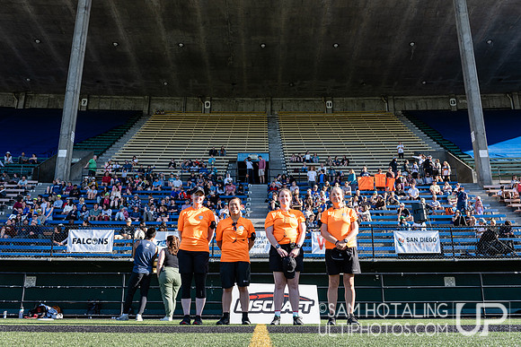 San Francisco Falcons at Seattle Tempest in semifinals at WUL Championship Weekend
