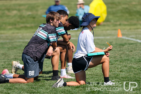 Pool play at USAU Youth Club Championships