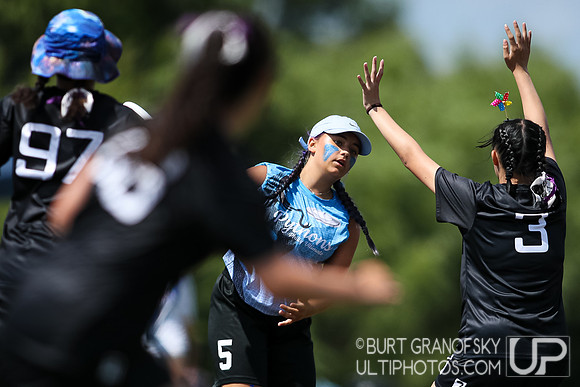 USA Ultimate YCC 2022 -- U17 Girls Finals Action