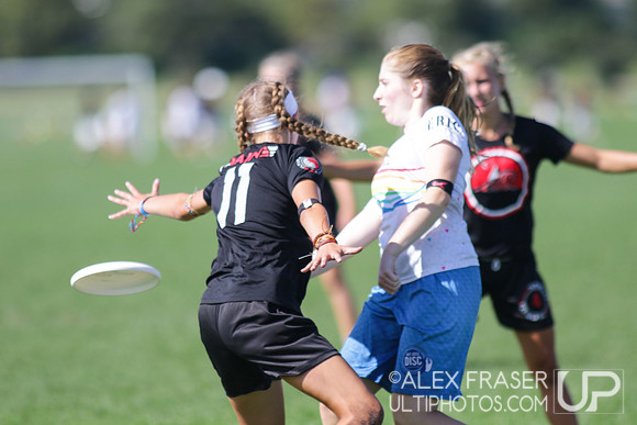 U16 Girls - Saturday - 2016 USAU Youth Club Championships