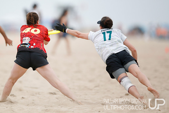 Day 1 of 2023 USA Ultimate Beach Championships.