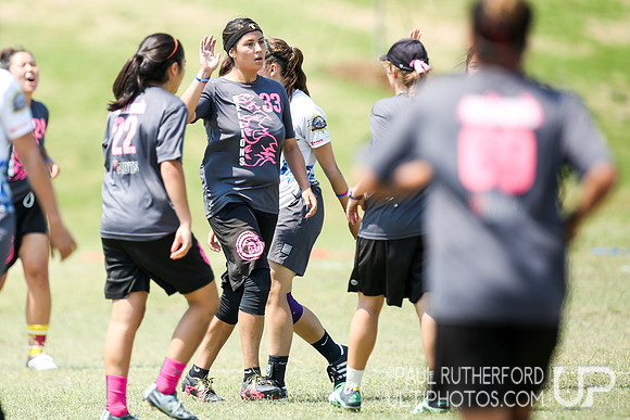 Action from USAU College Division 1 Nationals
