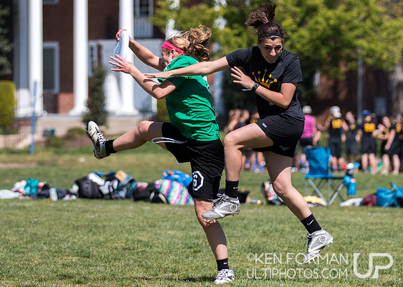 Colonial Women's D1 Championships, Day 1 : April 16, 2016