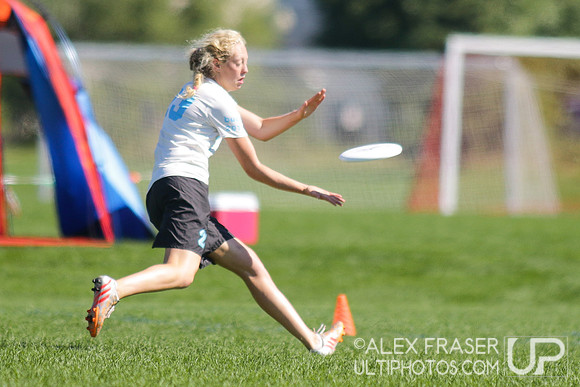 U19 Girls Semfinals - 2016 USAU Youth Club Championships