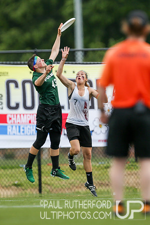 Action from USAU College Division 1 Nationals
