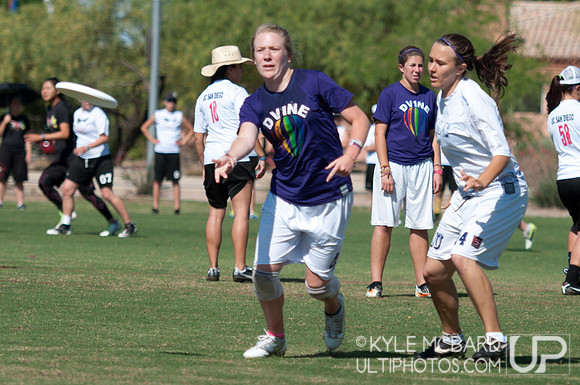 Saturday women's action from SW D-I Regionals 2012