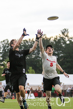 Action from USAU College Division 1 Nationals