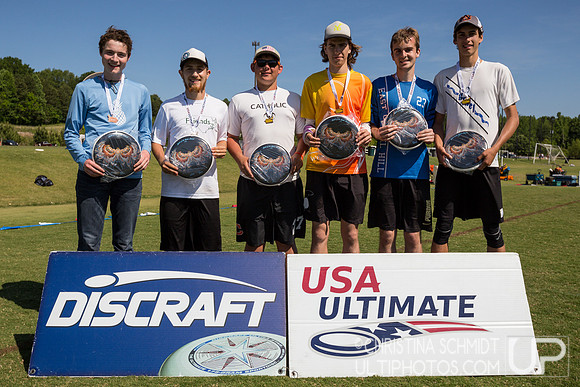 USAU Southern HS Regional Championships 2016 - Sunday