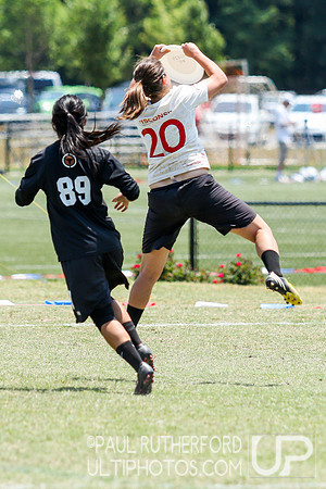 Action from USAU College Division 1 Nationals