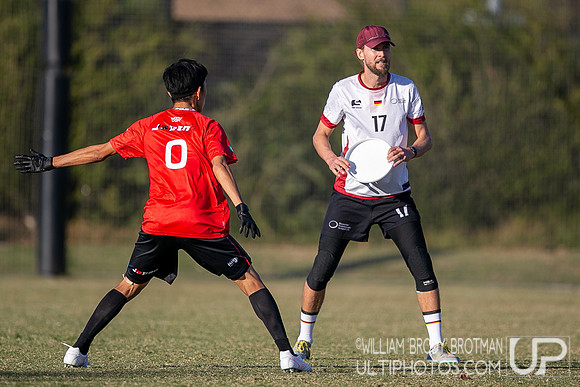 Day 1 of the WFDF 2024 World Masters Ultimate Championships