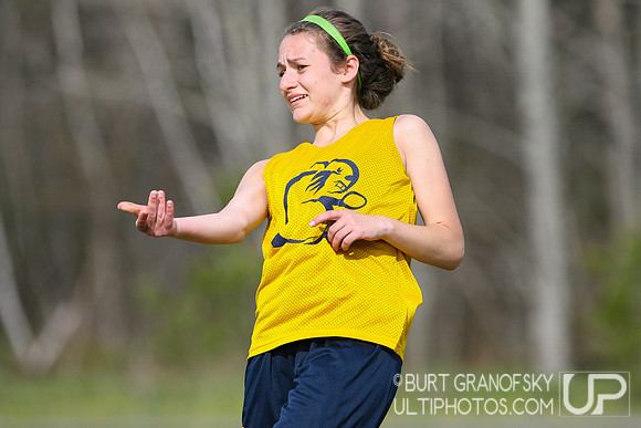 Sunday Action, Girls -- USAU 2014 HS Northeastern Championships