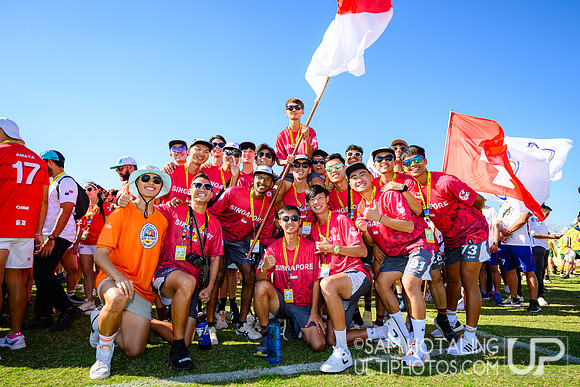 Opening ceremony during World Ultimate Championships at Runaway Bay Precinct