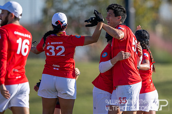 Day 1 of the WFDF 2024 World Masters Ultimate Championships
