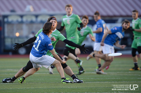 MLU Spinners vs. Rumble