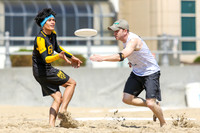 Action from 2016 USAU Beach Nationals