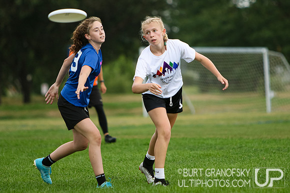 USA Ultimate YCC 2022 -- U20 Girls Sat Action