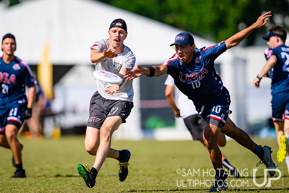 Men’s pool play during World Ultimate Championships at Runaway Bay Sports Precinct
