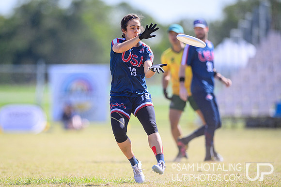 Mixed semifinals during World Ultimate Championships at Runaway Bay Precinct