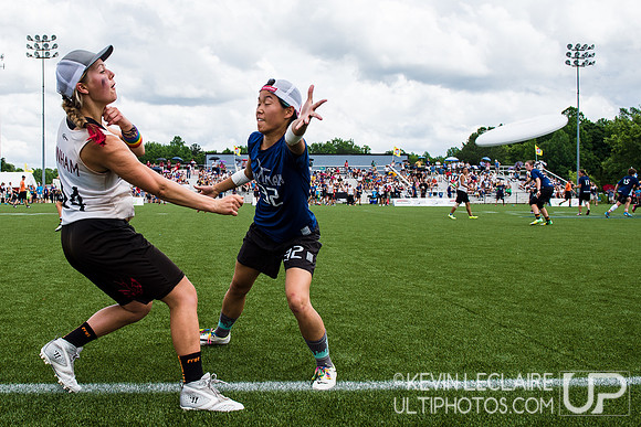 Women's Final Stanford v Whitman - 2016 USA Ultimate College Cha