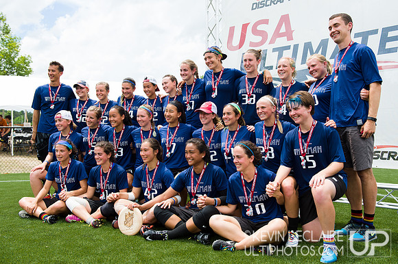 Women's Final Stanford v Whitman - 2016 USA Ultimate College Cha
