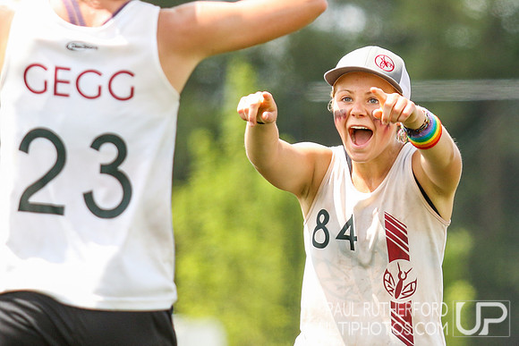 Action from USAU College Division 1 Nationals