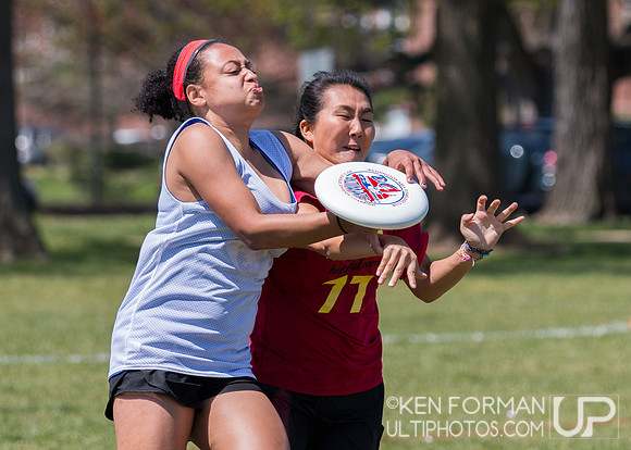 Colonial Women's D1 Championships, Day 1: Apr. 16, 2016